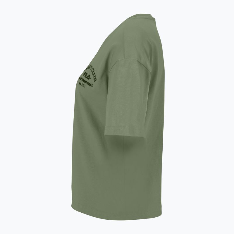 Dámské tričko FILA Boms Loose Fit oil green 3