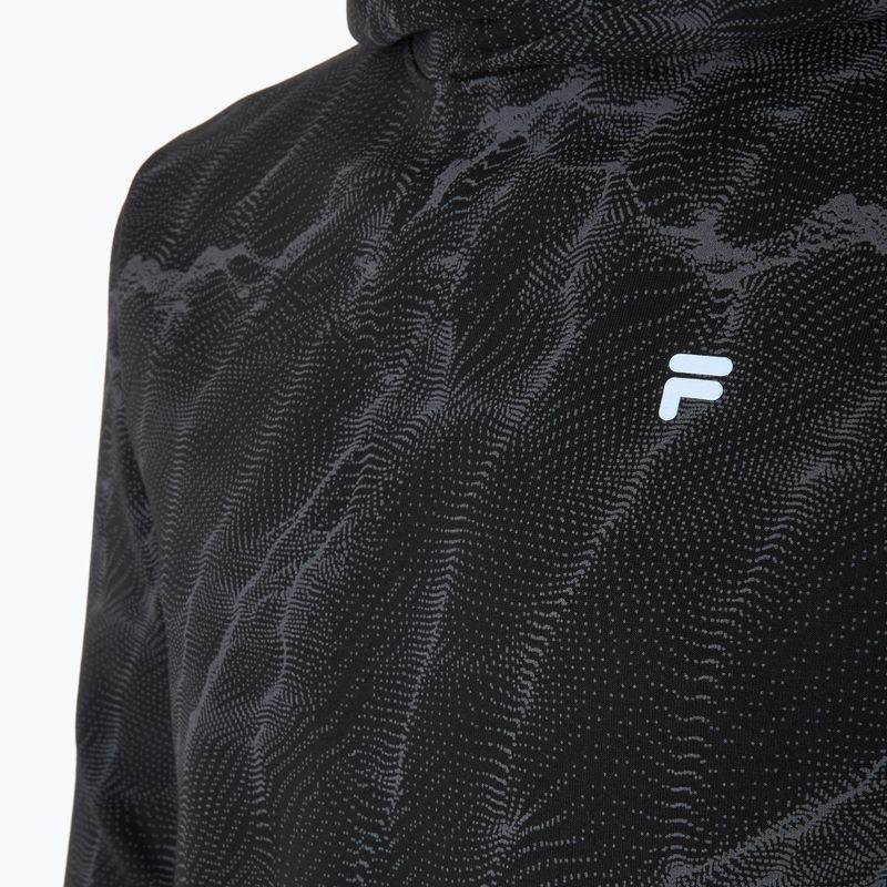 FILA pánská mikina Redford AOP Hoody phantom mars aop sweatshirt 3