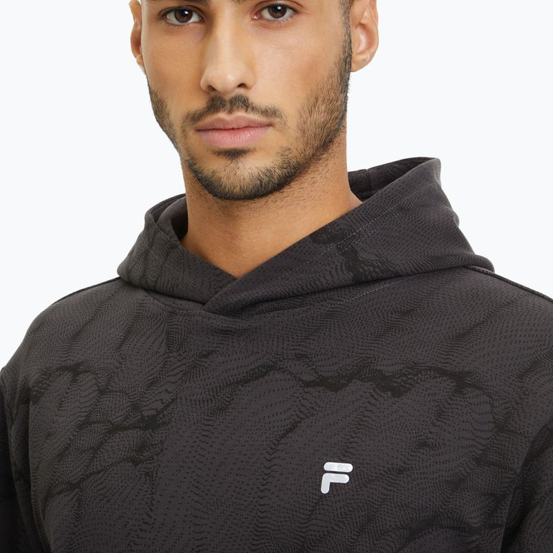 FILA pánská mikina Redford AOP Hoody phantom mars aop sweatshirt 4