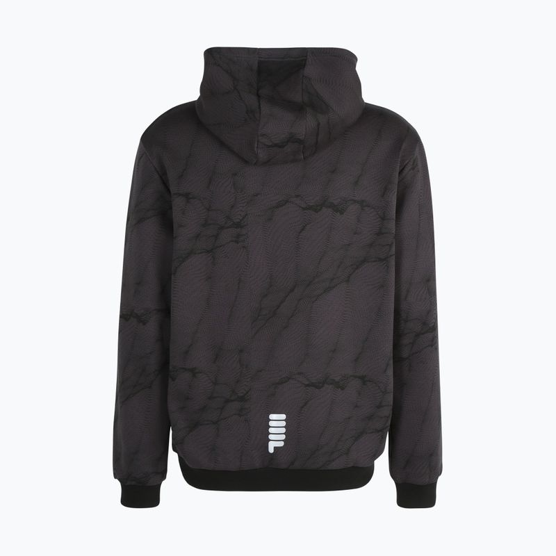 FILA pánská mikina Redford AOP Hoody phantom mars aop sweatshirt 6