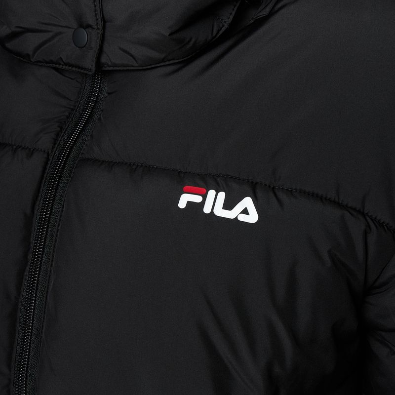 Dámská péřová bunda FILA Buchen Cropped Puffer Jacket black 3