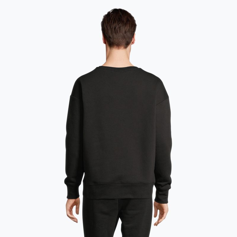 Pánská mikina FILA Brand Loose Fit Crew černá 3