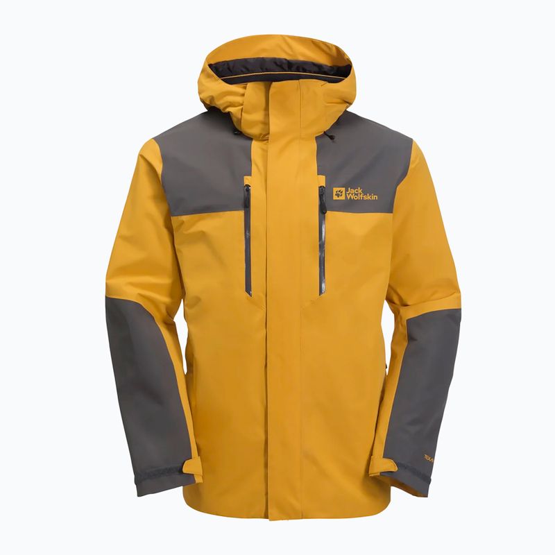 Bunda 3v1 męska Jack Wolfskin Jasper 2L curry 6
