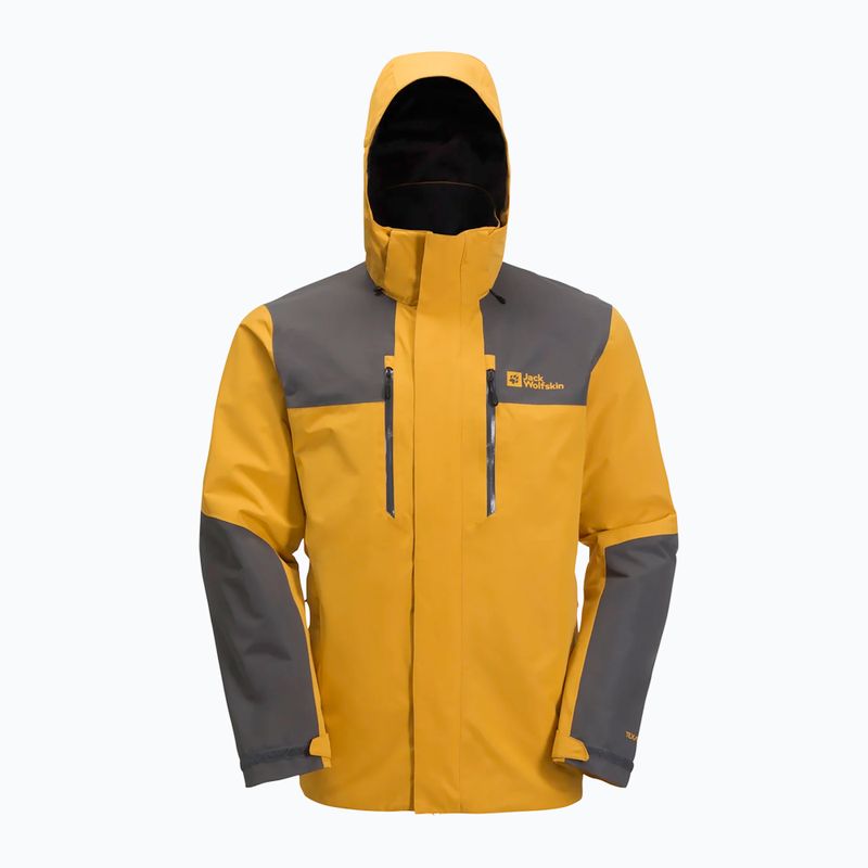 Bunda 3v1 męska Jack Wolfskin Jasper 2L curry 8