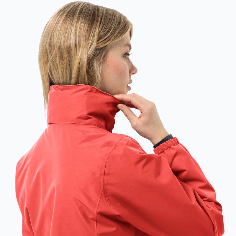 Dámská bunda do deště Jack Wolfskin Stormy Point 2L vibrant red 3