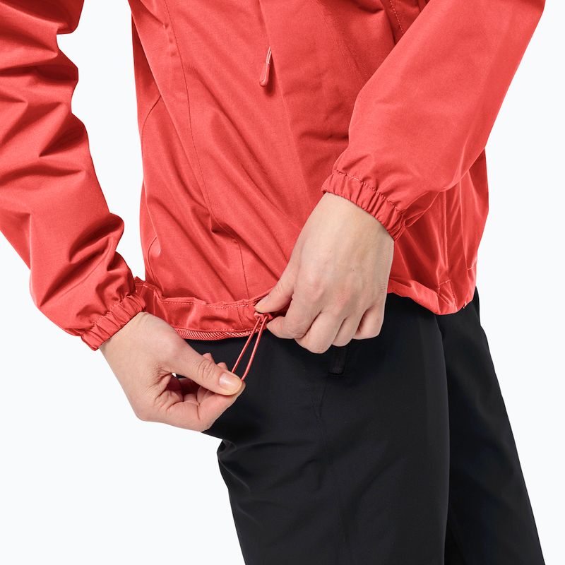 Dámská bunda do deště Jack Wolfskin Stormy Point 2L vibrant red 6