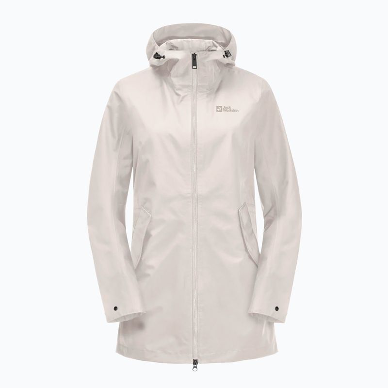 Dámský kabát do deště Jack Wolfskin Dakar Parka sea shell 6