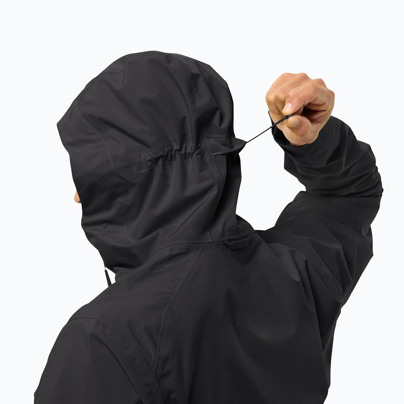 Pánská nepromokavá bunda Jack Wolfskin Highest Peak 3L černá 7