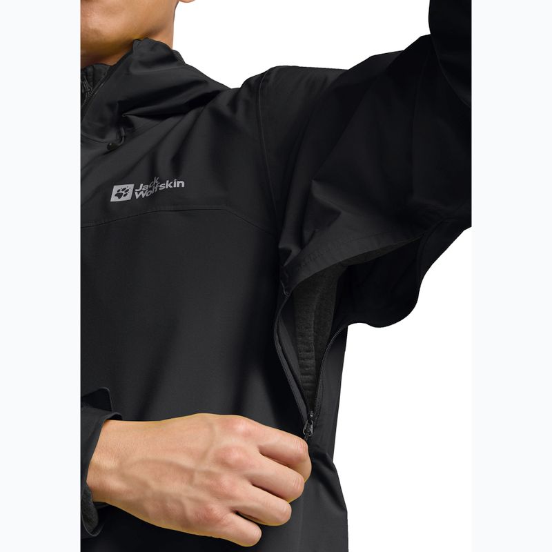 Pánská nepromokavá bunda Jack Wolfskin Highest Peak 3L černá 8