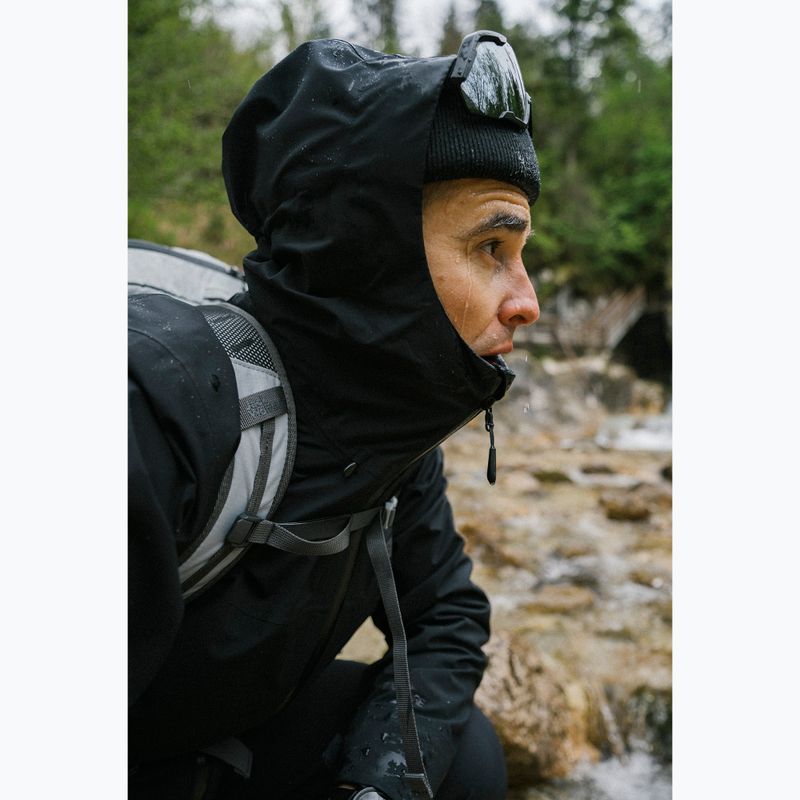 Pánská nepromokavá bunda Jack Wolfskin Highest Peak 3L černá 22