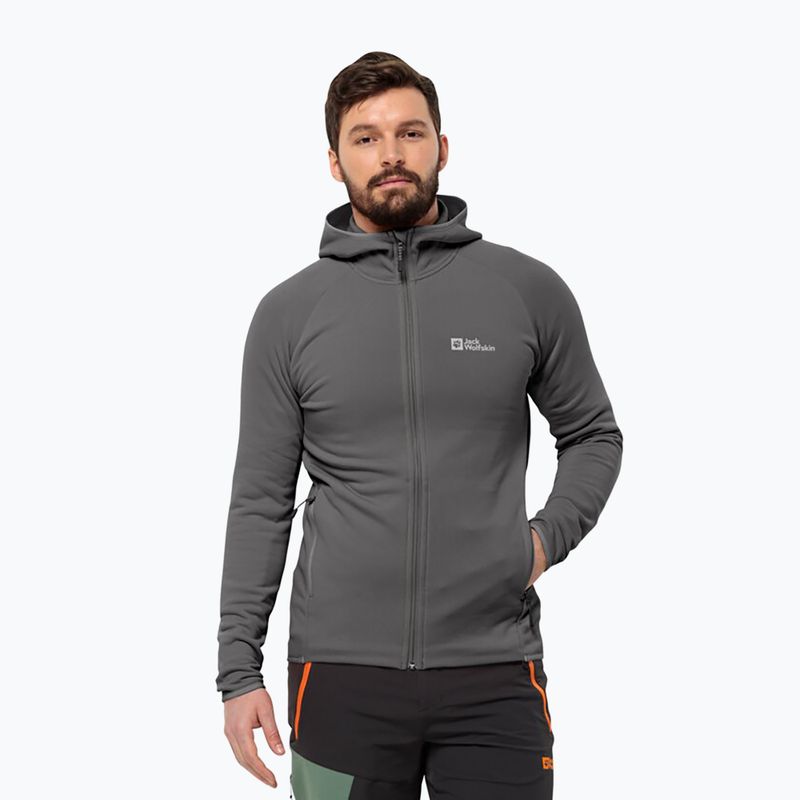 Pánská fleecová mikina Jack Wolfskin Baiselberg Hooded Fz