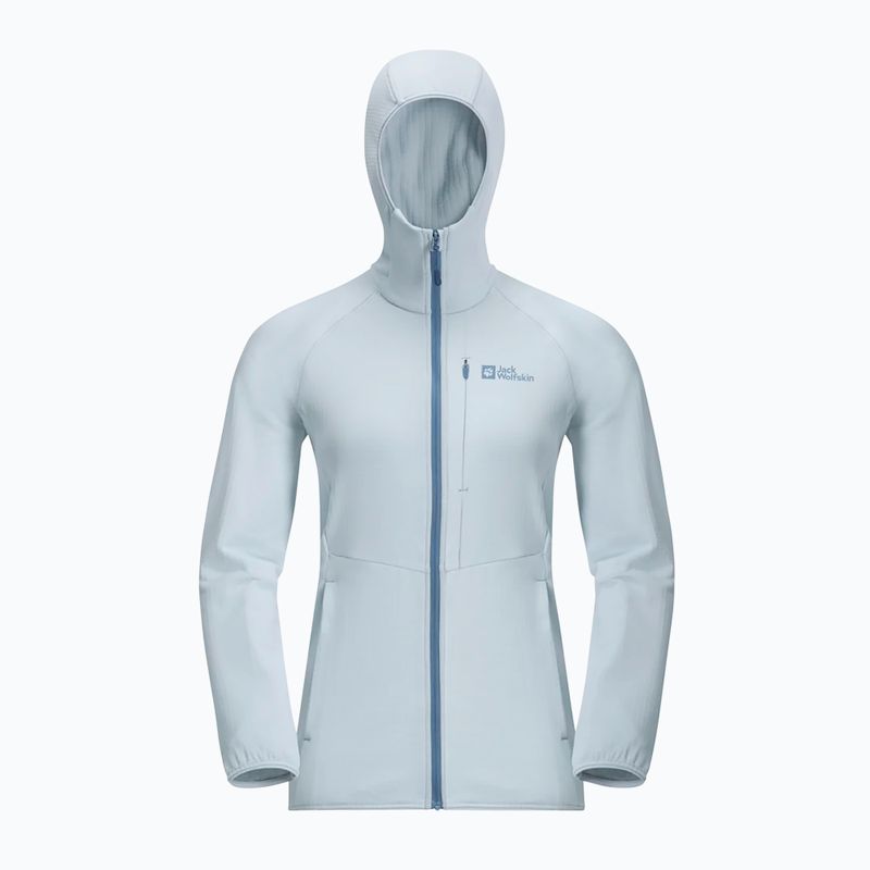 Dámská fleecová mikina  Jack Wolfskin Kolbenberg Hooded Fz soft blue 8