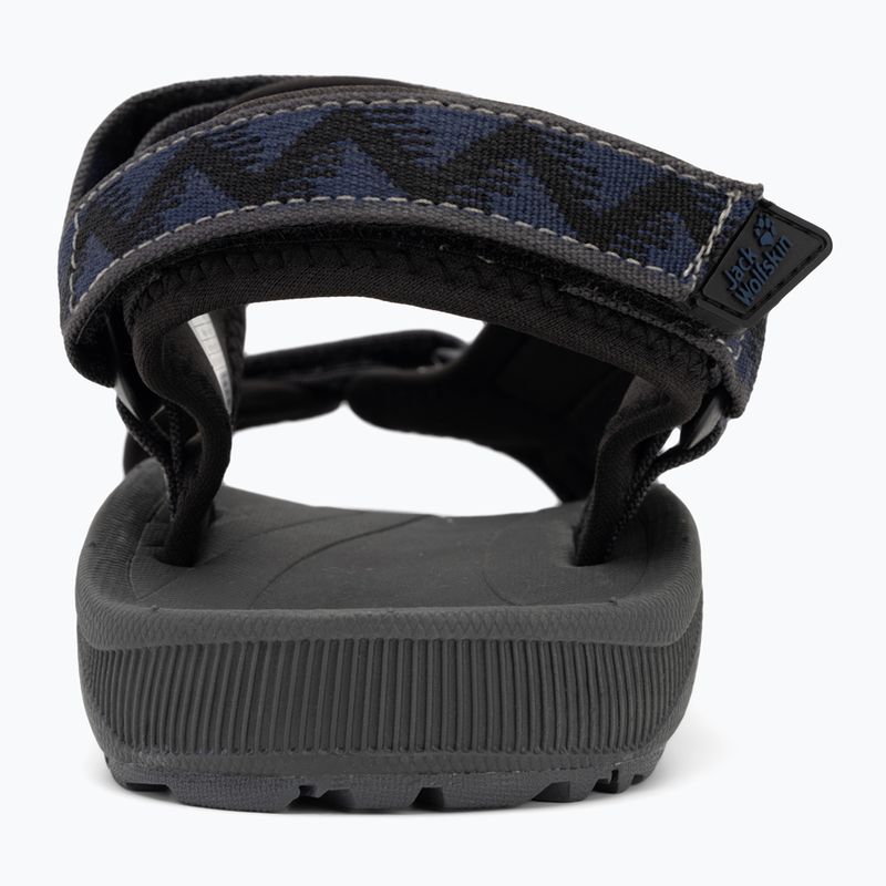 Pánské sandály Jack Wolfskin Wave Breaker black midnight blue 6