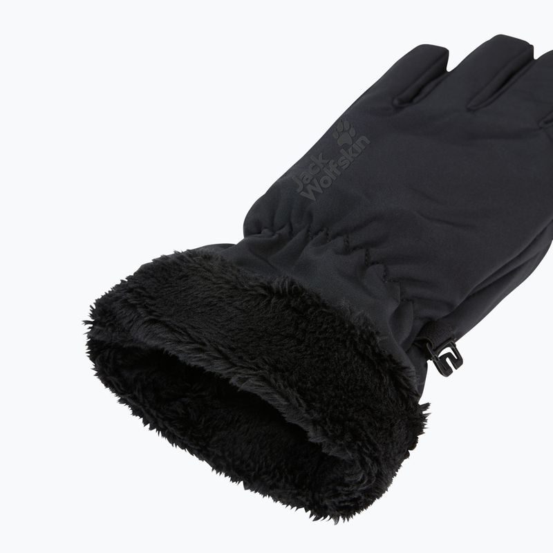 Trekingové rukavice Jack Wolfskin Highloft black 3