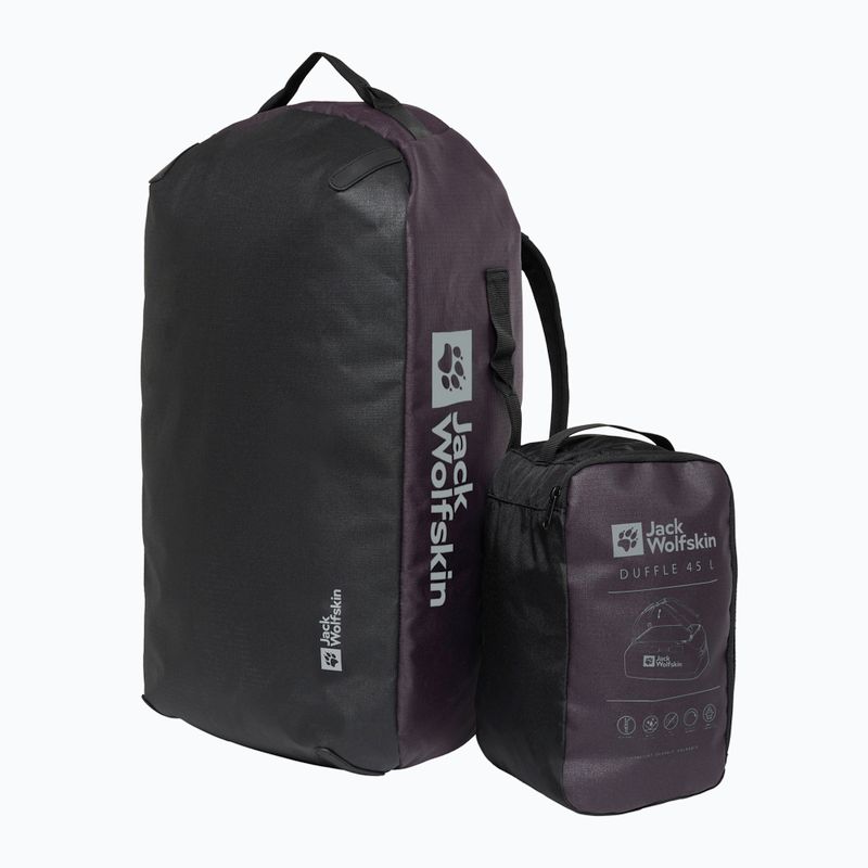 Cestovní taška Jack Wolfskin All-In Duffle 45 l midnight plum 6
