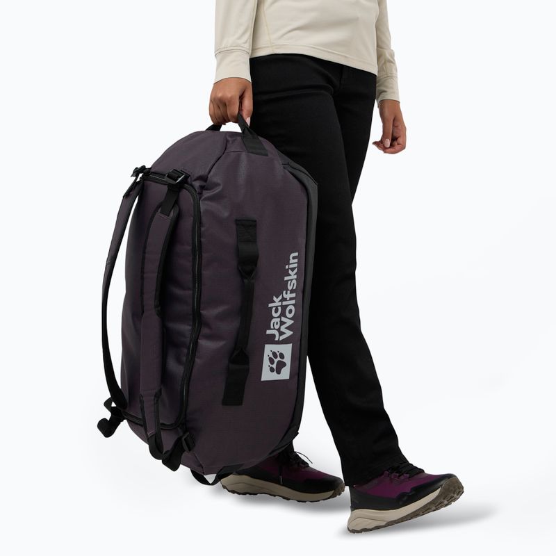 Cestovní taška Jack Wolfskin All-In Duffle 45 l midnight plum 10