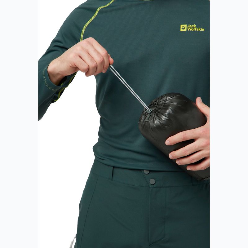 Pánská péřová bunda Jack Wolfskin Alpspitze Down Hoody slate green 14