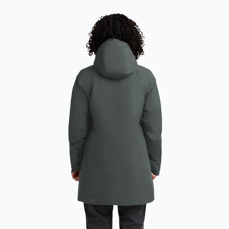 Dámská nepromokavá bunda Jack Wolfskin Heidelstein Ins slate green 3