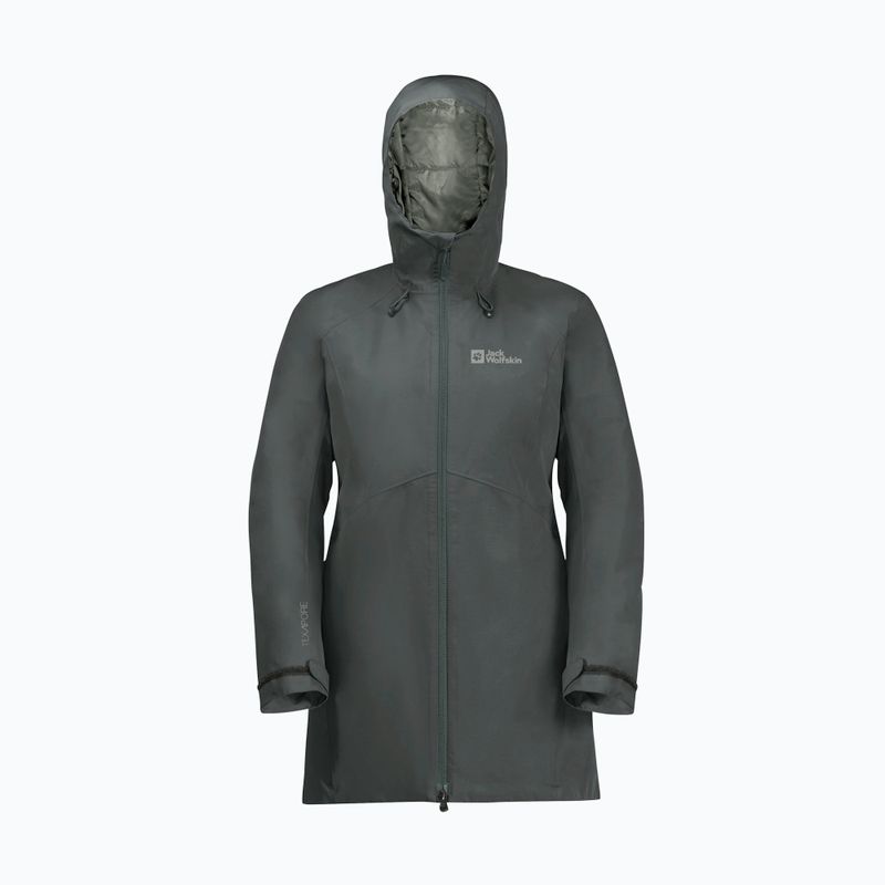 Dámská nepromokavá bunda Jack Wolfskin Heidelstein Ins slate green 7