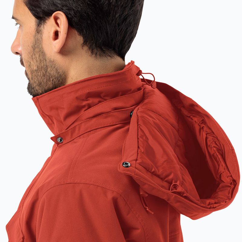 Pánská péřová bunda Jack Wolfskin Glacier Canyon Parka intense rust 4