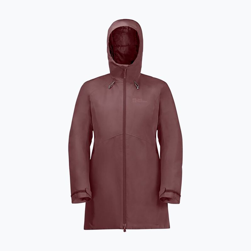 Dámská zimní bunda Jack Wolfskin Heidelstein Ins red ochre 2