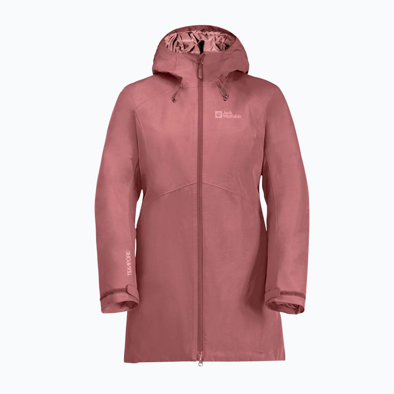 Dámská zimní bunda Jack Wolfskin Heidelstein Ins red ochre 7