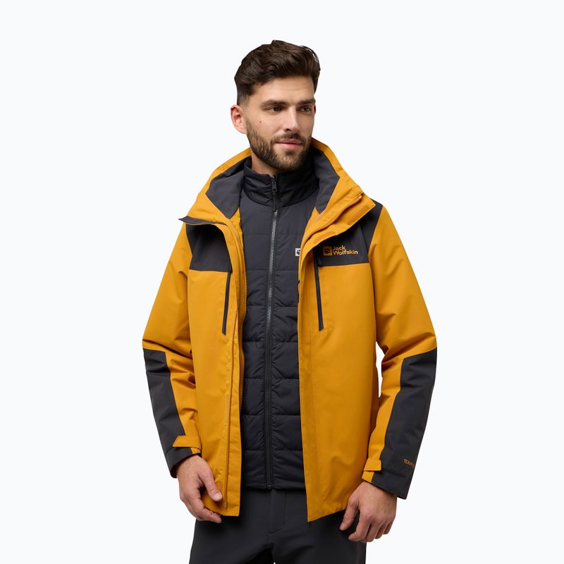 Pánská bunda 3v1  Jack Wolfskin Jasper 3In1 safflower 4