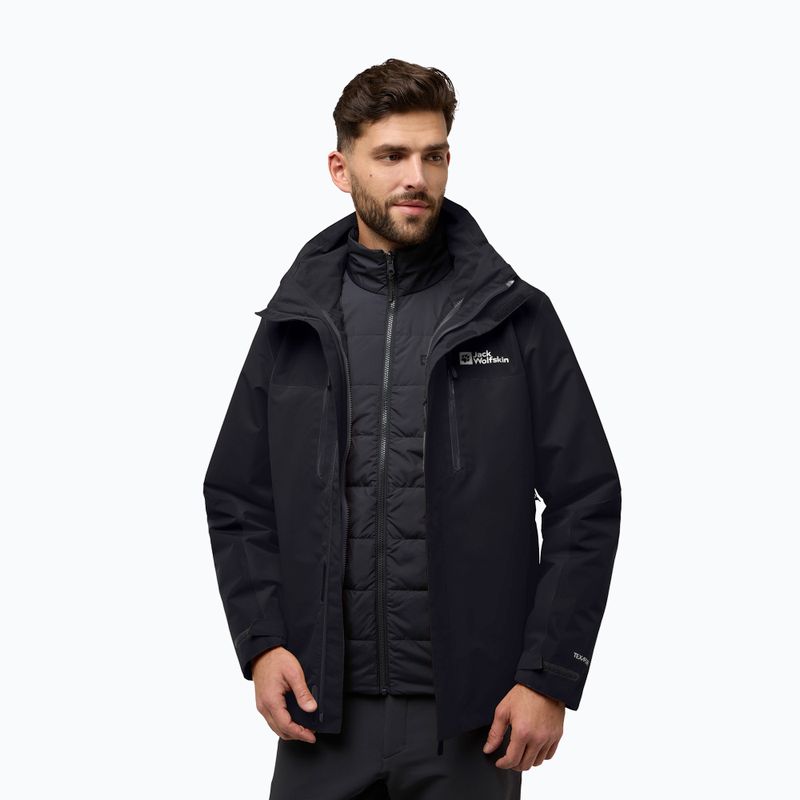 Pánská bunda 3v1 Jack Wolfskin Jasper 3In1 black 3