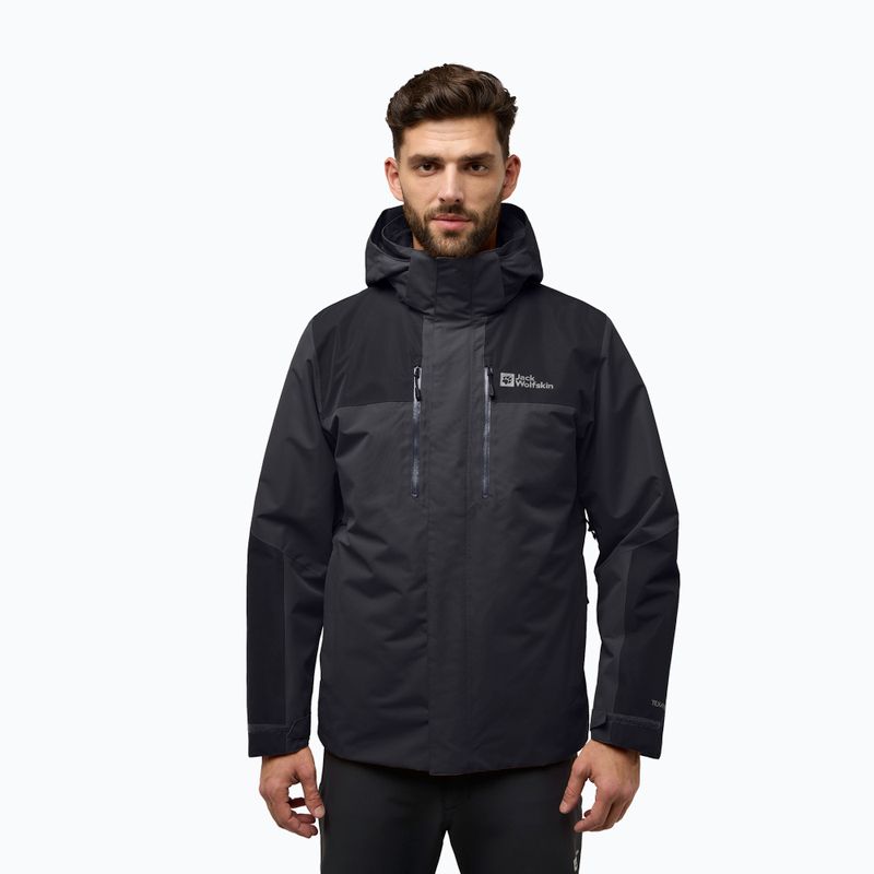 Pánská bunda 3v1  Jack Wolfskin Jasper 3In1 phantom