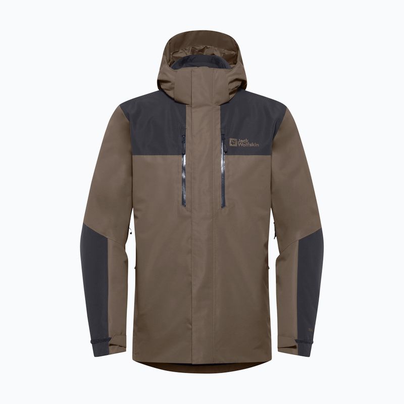 Pánská bunda 3v1  Jack Wolfskin Jasper 3In1 cold coffee 17