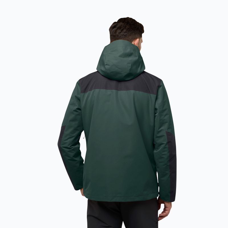 Pánská bunda 3v1  Jack Wolfskin Jasper 3In1 black olive 3