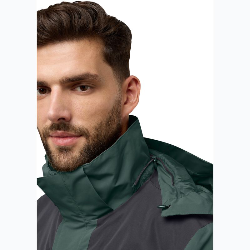Pánská bunda 3v1  Jack Wolfskin Jasper 3In1 black olive 6