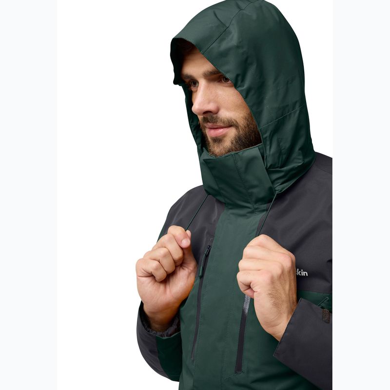 Pánská bunda 3v1  Jack Wolfskin Jasper 3In1 black olive 7