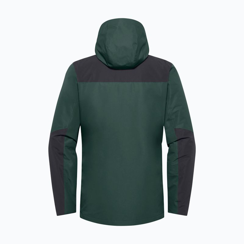 Pánská bunda 3v1  Jack Wolfskin Jasper 3In1 black olive 19
