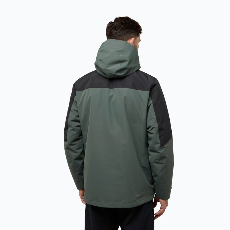 Pánská bunda 3v1  Jack Wolfskin Romberg 3In1 slate green 3