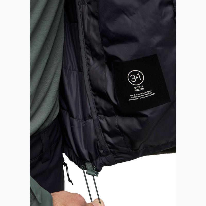Pánská bunda 3v1  Jack Wolfskin Romberg 3In1 slate green 15