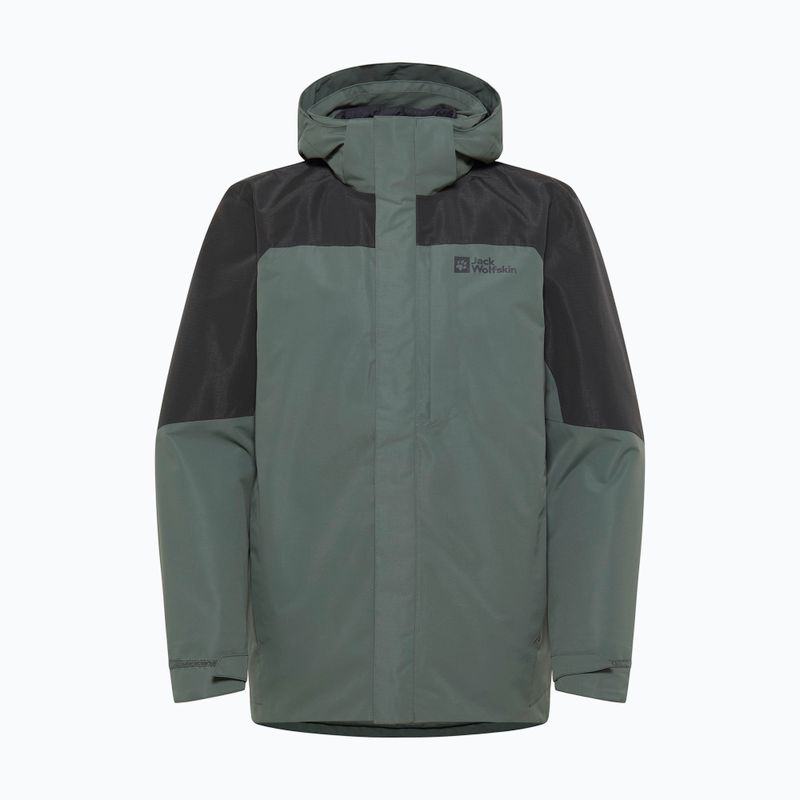 Pánská bunda 3v1  Jack Wolfskin Romberg 3In1 slate green 17