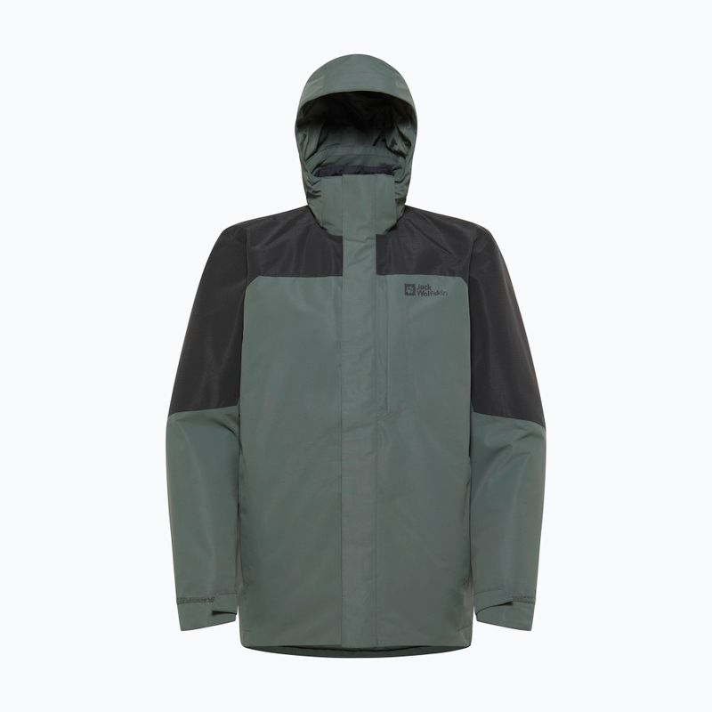 Pánská bunda 3v1  Jack Wolfskin Romberg 3In1 slate green 18