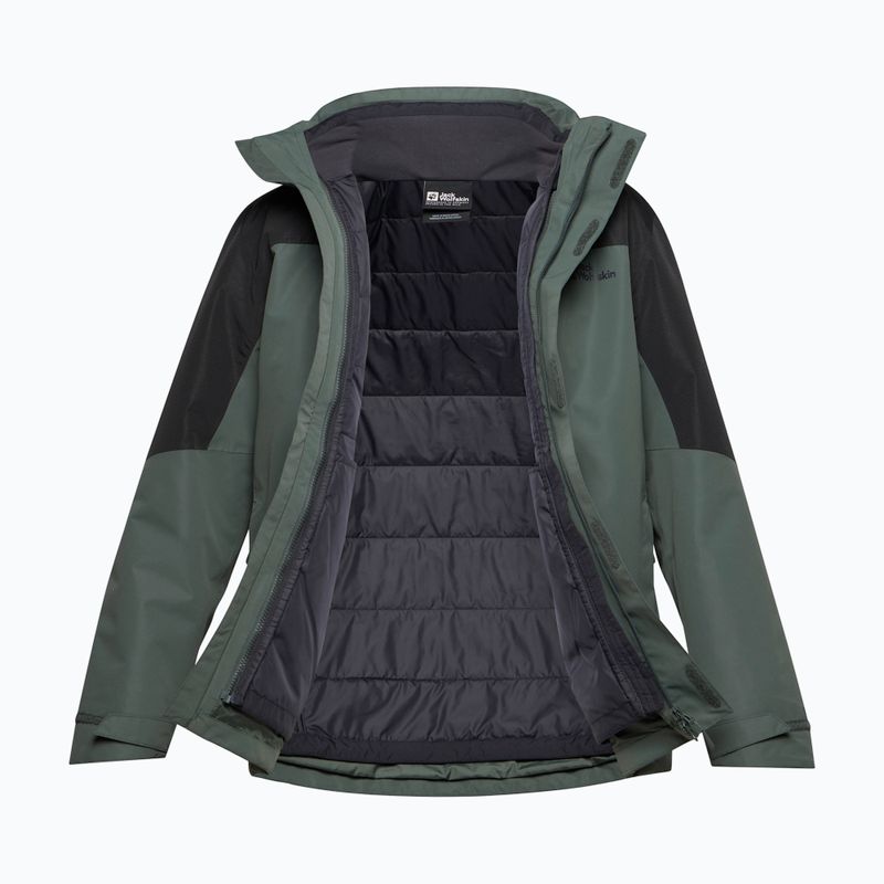 Pánská bunda 3v1  Jack Wolfskin Romberg 3In1 slate green 20