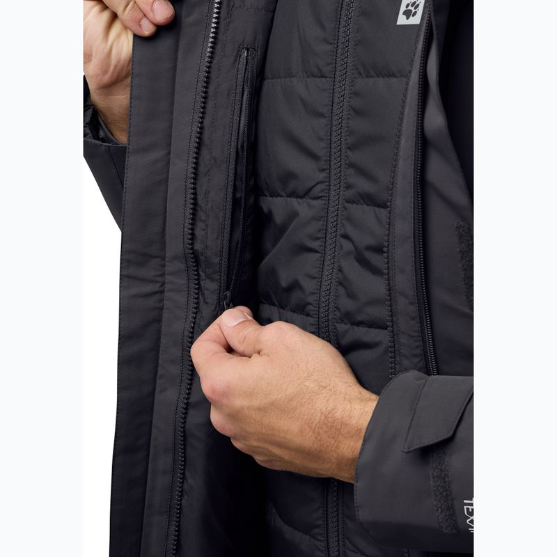 Pánská bunda 3v1 Jack Wolfskin Romberg 3In1 phantom 11