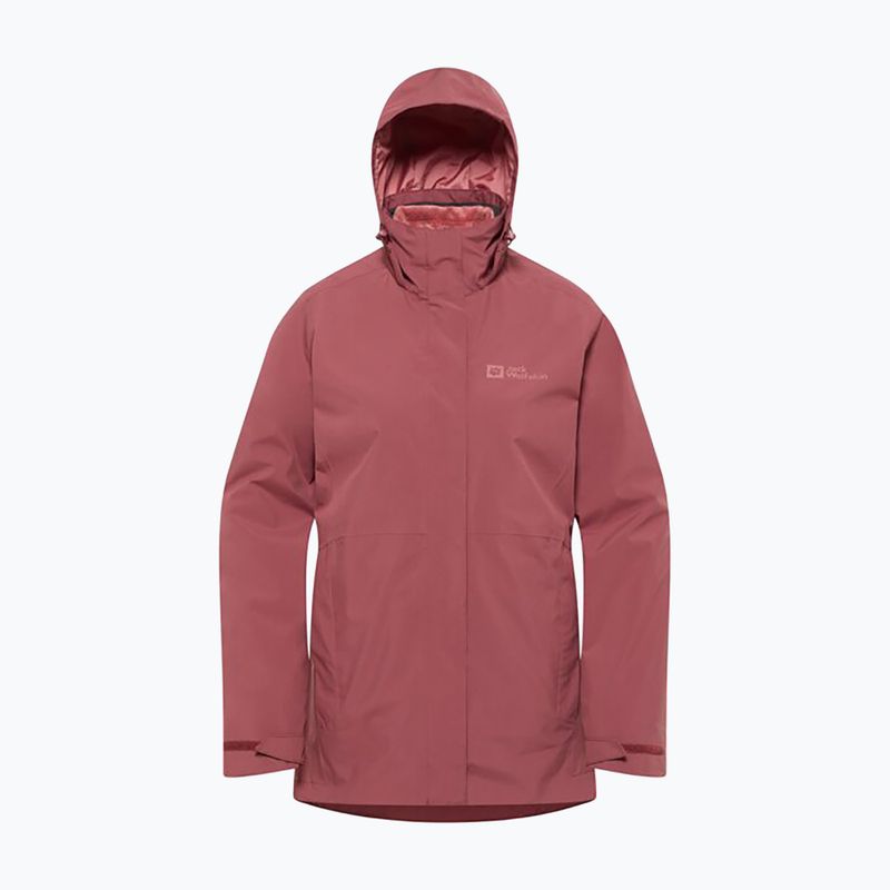 Dámská fleecová mikina Jack Wolfskin Rotwand 3In1 red ochre 13