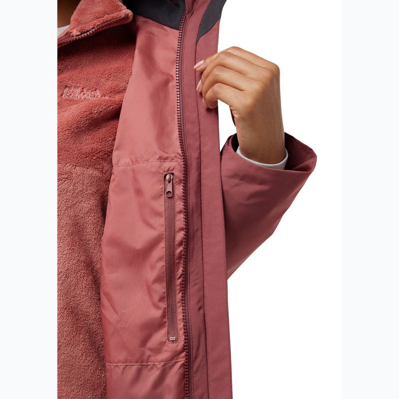 Dámská fleecová mikina Jack Wolfskin Rotwand 3In1 red ochre 11