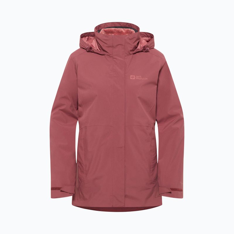 Dámská fleecová mikina Jack Wolfskin Rotwand 3In1 red ochre 12