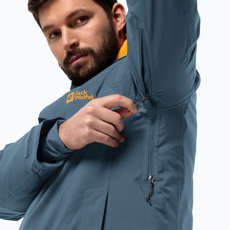 Pánská zimní bunda Jack Wolfskin Troposphere Ins midnight sky 5