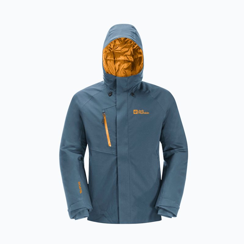 Pánská zimní bunda Jack Wolfskin Troposphere Ins midnight sky 8