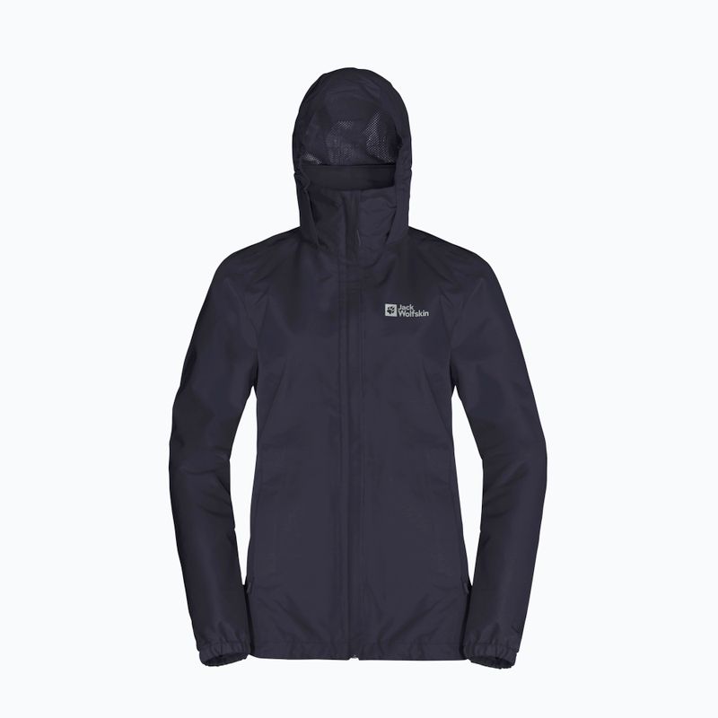 Dámská bunda do deště Jack Wolfskin Stormy Point 2L graphite 8