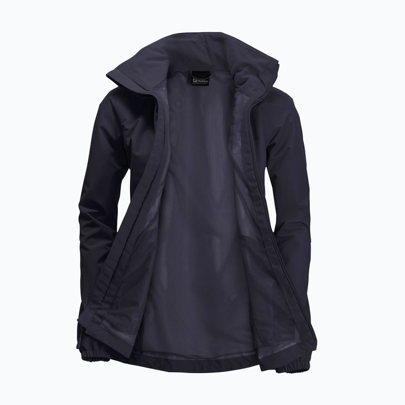 Dámská bunda do deště Jack Wolfskin Stormy Point 2L graphite 9