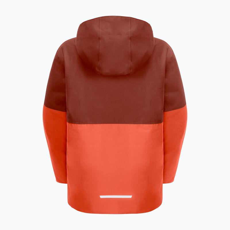 Dětská péřová bunda Jack Wolfskin Actamic 2L Ins coral orange 6