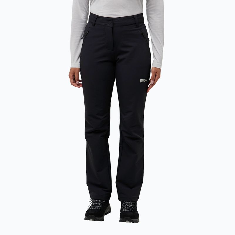 Dámské softshellové kalhoty Jack Wolfskin Activate Thermic black