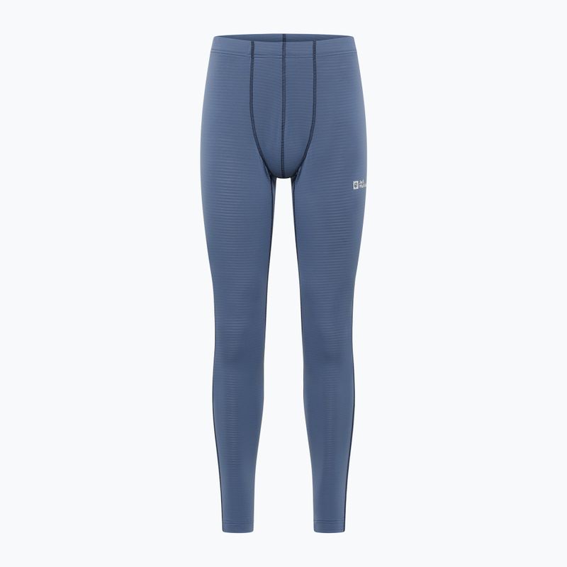 Pánské termokalhoty Jack Wolfskin Infinite Warm nature blue 3